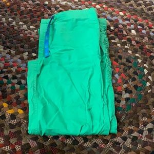 Green scrub pants